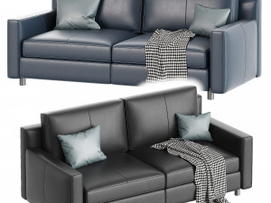 Sofa Bed Leather SC 254 Modelo 3D