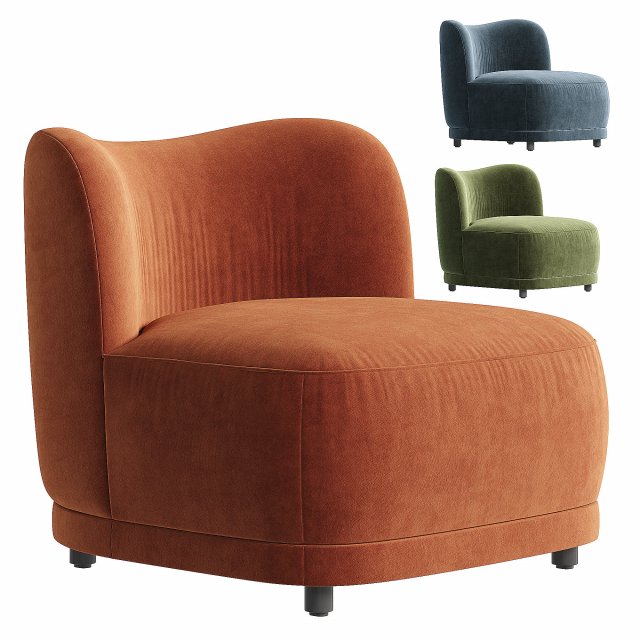 Mella Chair Modèle 3D .c4d .max .obj .3ds .fbx .stl .blend 
