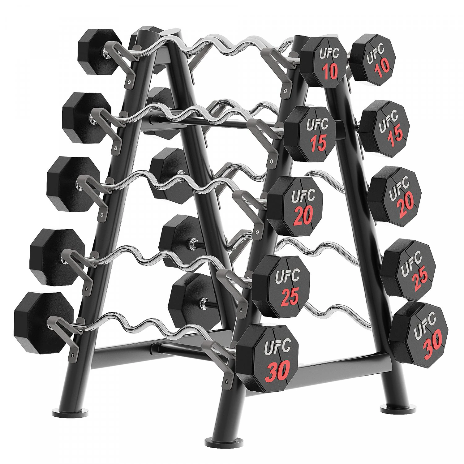 Barbell rack pcs UFC 3D Model .c4d .max .obj .3ds .fbx .stl .blend 