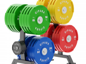 Olympic plate rack 3D Model