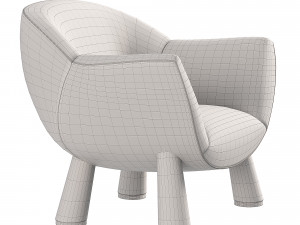 Lucy armchair Modelo 3D