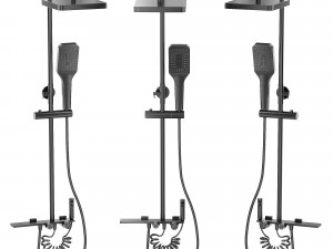 Shower Set REA HELIX 3Dモデル