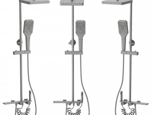 Shower Set REA HELIX 3Dモデル
