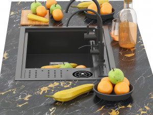Drop in Kitchen Sink Workstation With 3Dモデル