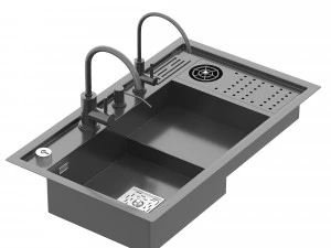 Lavello da cucina a caduta Modello 3D