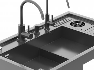 Drop in Kitchen Sink Model 3D