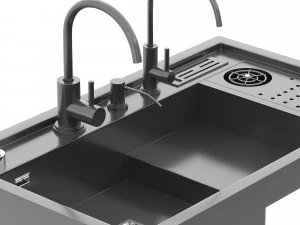 Drop in Kitchen Sink 3D Model
