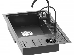 Drop in Kitchen Sink 3D Model