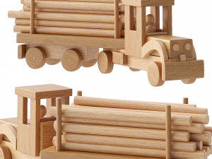 Timber carrier 3D-Modell