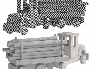 Timber carrier 3D-Modell