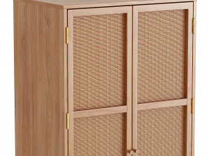 Double Wardrobe Bordeaux Modèle 3D