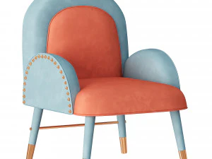 Karin yemek sandalyesi 3D Model