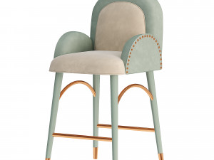 Karin bar chair 3D Model