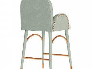 Karin bar chair 3D Model
