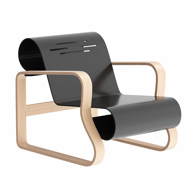 Armchair By Artek Modèle 3D .c4d .max .obj .3ds .fbx .stl .blend 