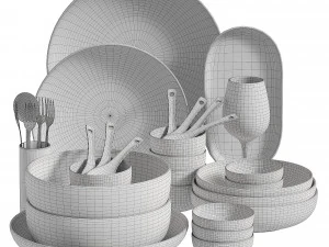 Talheres chineses Modelo 3D