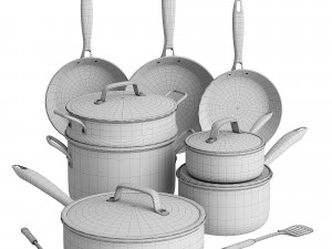 Cuisinart Hard Anodized 3D Модель