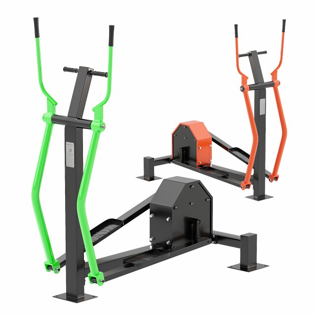 Cardio 1902 Outdoor Trainer 3D Модель .c4d .max .obj .3ds .fbx .stl .blend 