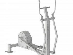 Cardio 1902 Outdoor Trainer 3D Модель