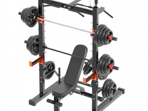 Smith machine power frame Modelo 3D