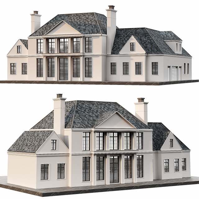 A house in harmony with nature 12 Modelo 3D .c4d .max .obj .3ds .fbx .stl .blend 