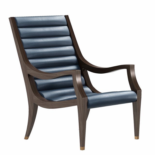 COURBETTE LOUNGE CHAIR 3D 模型 .c4d .max .obj .3ds .fbx .stl .blend 