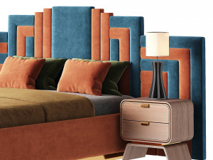 Italian bedroom DIAMONDS 1 REDECO 3Dモデル