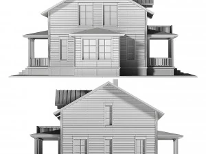A house in harmony with nature 13 3D Model
