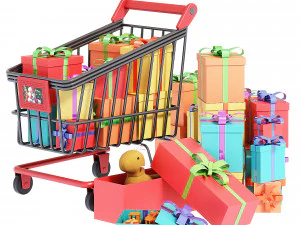 Regalo di Capodanno Modello 3D