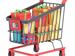 Новогодний подарок 3D Модель