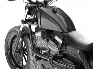 Harley Davidson Fat Bob Dyna Guerilla by Rough Crafts 3D 모델