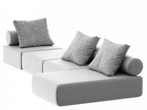 Modular sofa SHINTO 3D Model