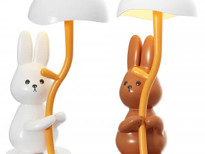 Luz noturna de coelho Modelo 3D