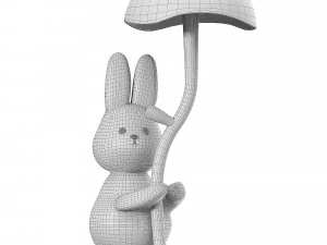 Luz noturna de coelho Modelo 3D