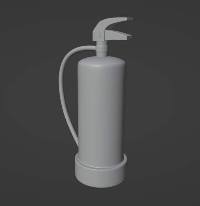 Extinguisher 3D 모델 .c4d .max .obj .3ds .fbx .stl .blend 