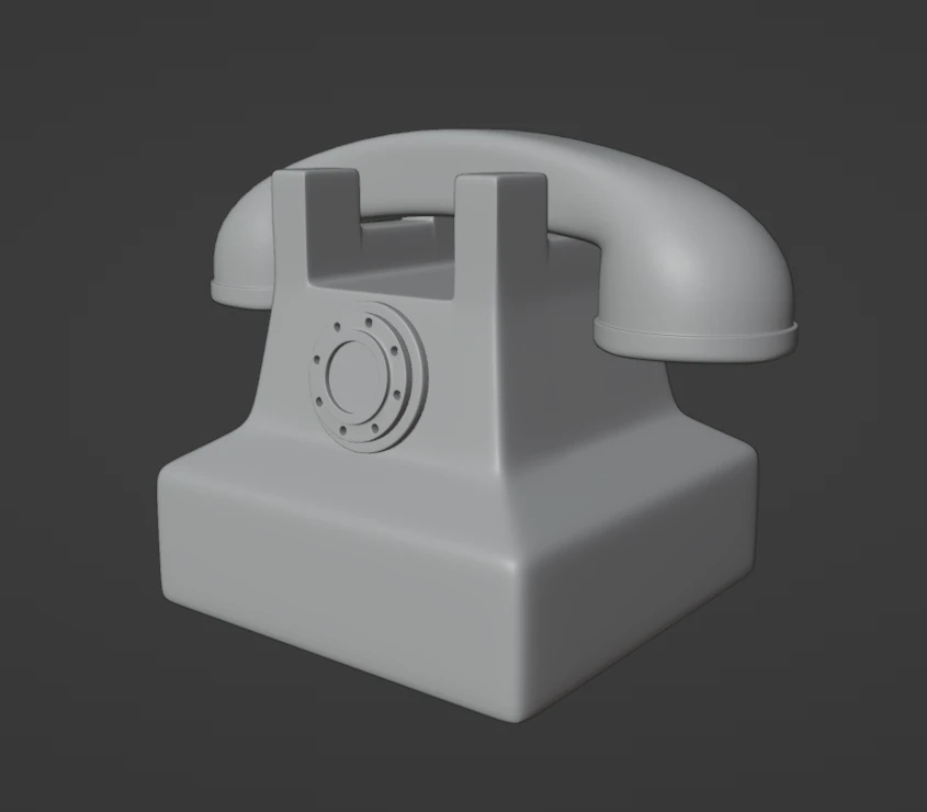 Phone 3D Model .c4d .max .obj .3ds .fbx .stl .blend