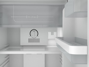 Stainless Steel Fridge 3D Model