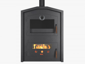 Wood Fired Outdoor Oven 3D-Modell