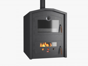Wood Fired Outdoor Oven Model 3D