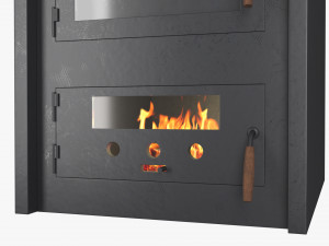 Wood Fired Outdoor Oven Model 3D