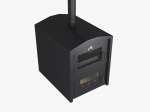 Wood Fired Outdoor Oven Model 3D