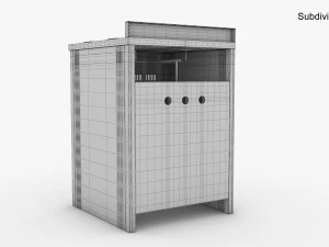 Industrial Oven 3D Model