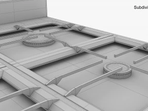 Industrial Oven 3D Model