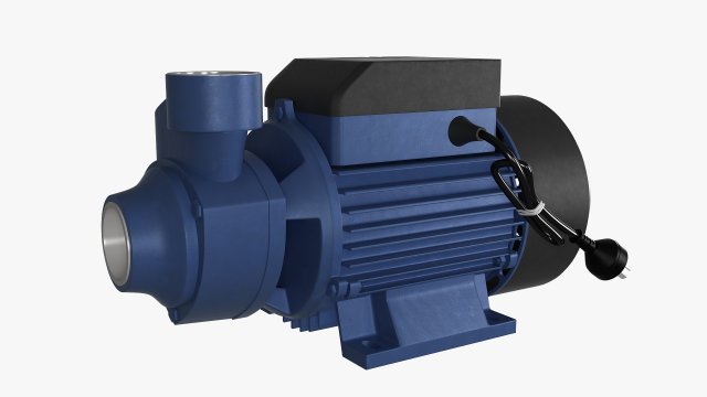 Water Pump 3D Модель .c4d .max .obj .3ds .fbx .stl .blend 