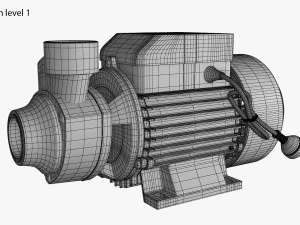 Water Pump 3D Model