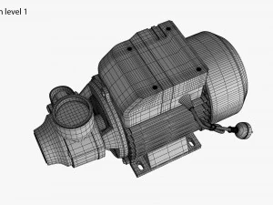 Water Pump 3D Model
