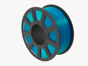 3D Printer Filament Electric Blue 3Dモデル