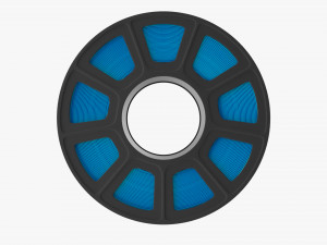 3D Printer Filament Electric Blue Modelo 3D