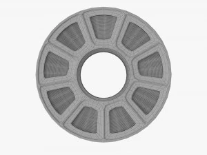 Нить для 3D-принтера Электрический синий 3D Модель