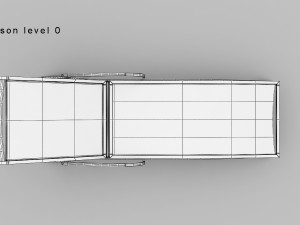 Steel Sun Lounger 3D Модель